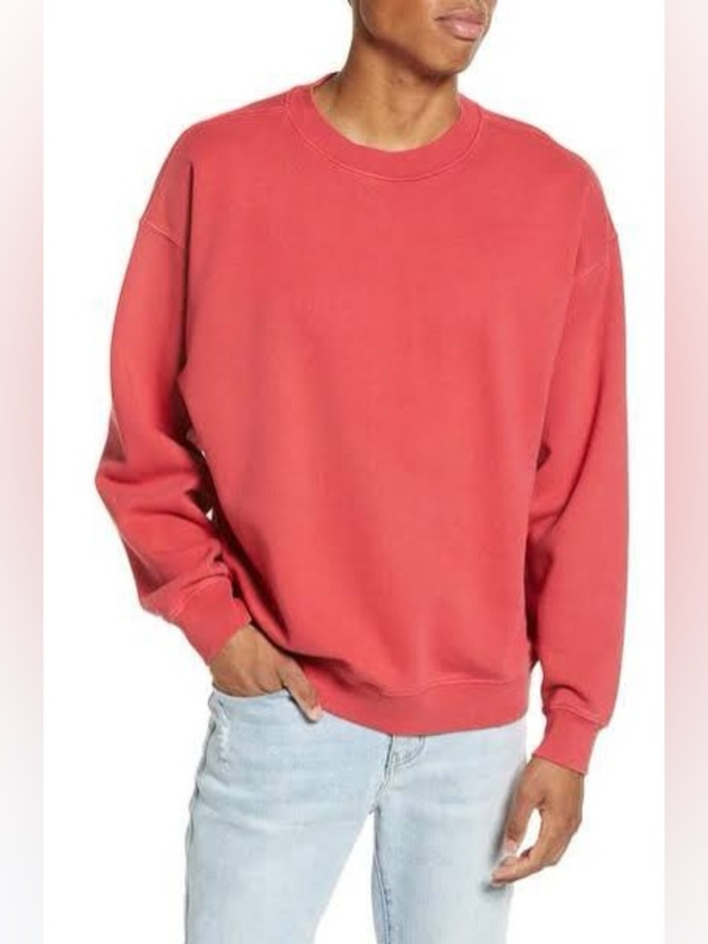 Elwood Red Core Oversized Crew Sweatshirt